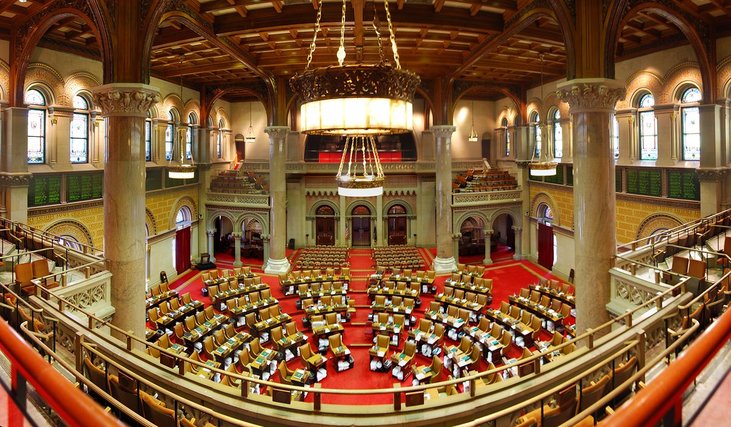 Inside New York State House Chamber